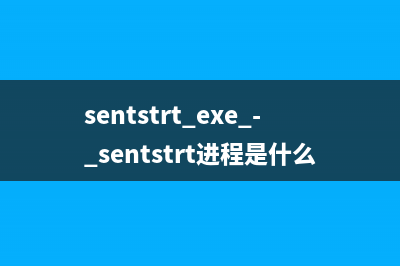 sentstrt.exe - sentstrt进程是什么文件  有什么用