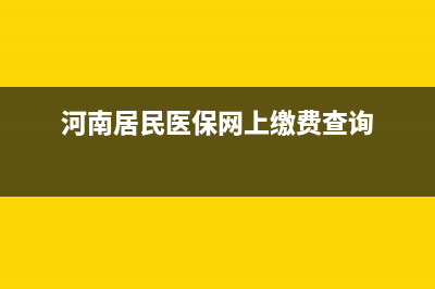 河南居民医保网上怎么缴费？ (河南居民医保网上缴费查询)