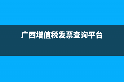 广西增值税发票查询 (广西增值税发票查询平台)