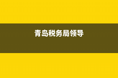 青岛地税局班子分工(青岛税务局班子) (青岛税务局领导)