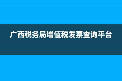 广西税务局增值税发票查询平台 (广西税务局增值税发票查询平台)