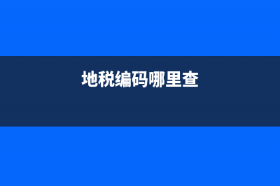 地税发票代码查询(发票税收编码在线查询) (地税编码哪里查)