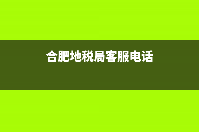 合肥地税局几个局长(合肥地税局领导班子) (合肥地税局客服电话)