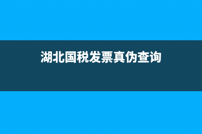湖北国税发票验证系统(湖北省国税局发票查验) (湖北国税发票真伪查询)