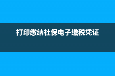 怎样打印电子缴款凭证？ (打印缴纳社保电子缴税凭证)