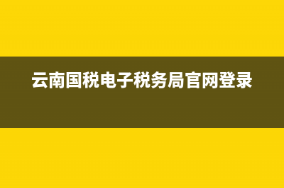 云南国税电子税务局app(云南国税电子税务局服务平台) (云南国税电子税务局官网登录)