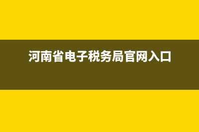 河南省电子税务局申报流程？ (河南省电子税务局官网入口)