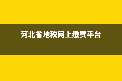 河北省地税网上办税大厅(河北省地税官网) (河北省地税网上缴费平台)
