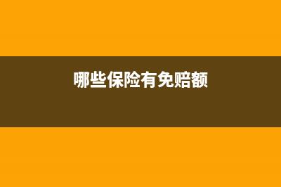 哪些保险项目免征保险增值税？ (哪些保险有免赔额)