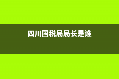 四川省国税局发票代码查询(四川国家税务总局发票查询) (四川国税局局长是谁)