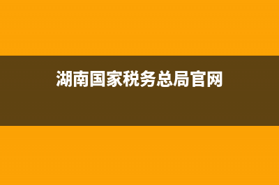 湖南国家税务网上大厅(湖南国家税务局网上电子税务局官网) (湖南国家税务总局官网)