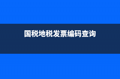 国税地税的发票编号(国税地税的发票编号是什么) (国税地税发票编码查询)