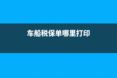 车船税保单哪里看？ (车船税保单哪里打印)