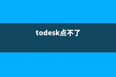todesk点了没反应？ (todesk点不了)