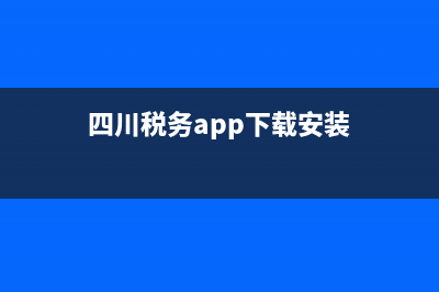 四川税务下载app (四川税务app下载安装)