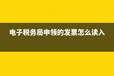 电子税务局申领纸质发票及查询？ (电子税务局申领的发票怎么读入)