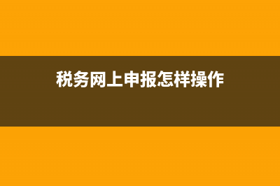 税务网上申报怎么统计(税务网上申报怎么统计数据) (税务网上申报怎样操作)