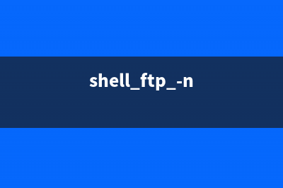 shell中ftp中如何判断文件是否存在，或者目录是否存在？ (shell ftp -n)