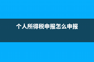 个人所得税申报是月报还是年报？没达到起征点申报表怎么填？ (个人所得税申报怎么申报)