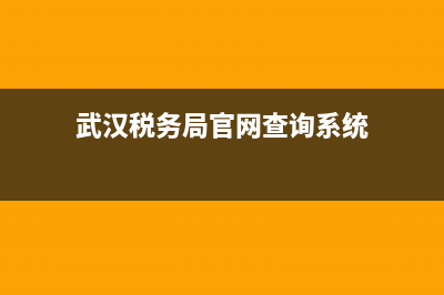 武汉税务税票查询系统(武汉税务税票查询系统官网) (武汉税务局官网查询系统)