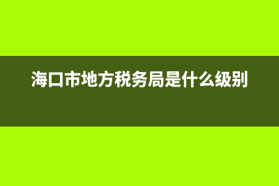 海口市地方税务局发票查询(海口税务服务热线) (海口市地方税务局是什么级别)