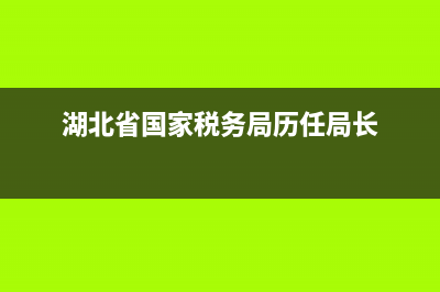 湖北省国家税务局网络发票用什么软件开？ (湖北省国家税务局历任局长)
