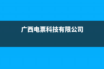 广西数电票开具流程？ (广西电票科技有限公司)