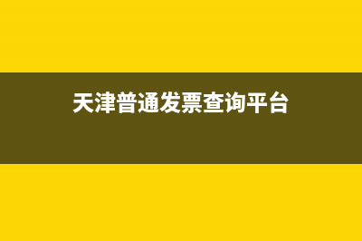 天津普通发票查询真伪查询系统 (天津普通发票查询平台)