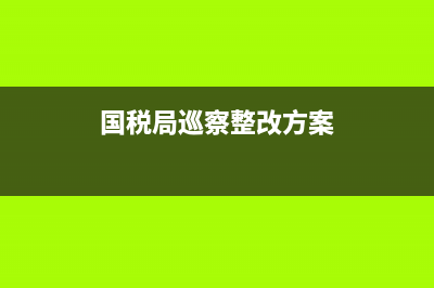 国税局巡察整改存在的问题(国税局巡察整改存在的问题和不足) (国税局巡察整改方案)