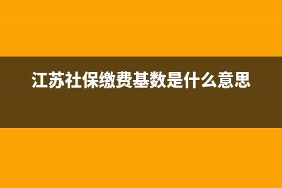 江苏社保缴费基数申报表怎么填写？ (江苏社保缴费基数是什么意思)