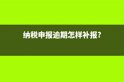 纳税申报逾期不申报会处罚吗？ (纳税申报逾期怎样补报?)