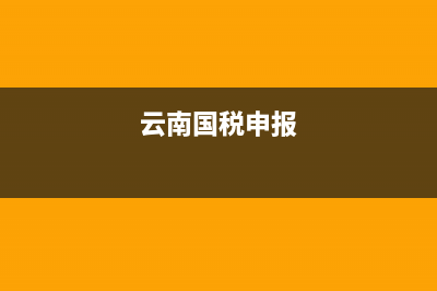 云南省国税报税网(云南国税官网查询系统) (云南国税申报)