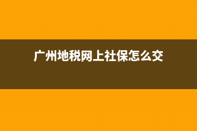 广州地税网上社保查询系统(广州地税社保电话号码) (广州地税网上社保怎么交)