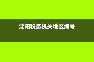 沈阳税务识别号(沈阳税务发票查询系统) (沈阳税务机关地区编号)