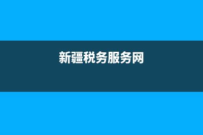 新疆税务报(新疆税务报税流程) (新疆税务服务网)