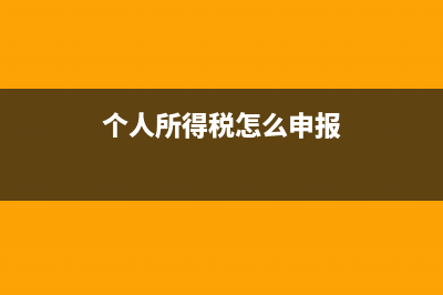 个人所得税怎么申请免税资格？ (个人所得税怎么申报)