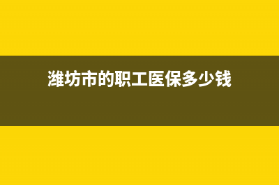 潍坊市的职工医保怎么补缴？ (潍坊市的职工医保多少钱)