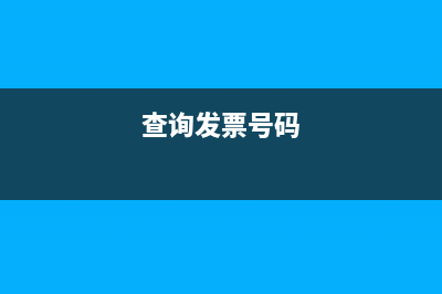 查询发票？ (查询发票号码)