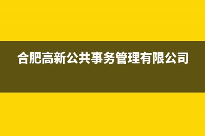 合肥高新区IT公司排名？ (合肥高新公共事务管理有限公司)