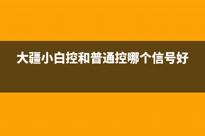 大疆小白控和普控选哪个？ (大疆小白控和普通控哪个信号好)