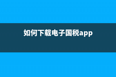 如何下载电子国税(国税下载软件怎么弄) (如何下载电子国税app)