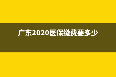 2022医保广东缴费网上怎么缴费？ (广东2020医保缴费要多少)