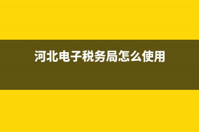 河北地税电子税务局用户名(河北省电子税务局登录的初始密码) (河北电子税务局怎么使用)
